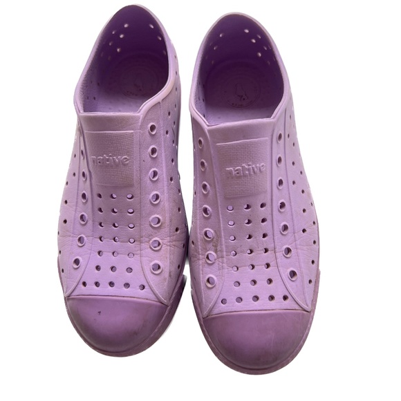 Native Jefferson 2 Tone Purple Water Shoes Size J3 Slip On Sandals Quick Dry - Picture 3 of 8